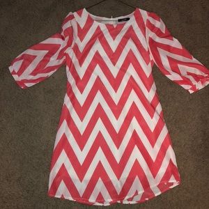 Chevron shift dress from Lulus